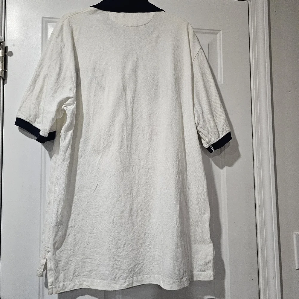 Polo Ralph Lauren Rugby Y2k rare Vintage shirt size LT/GL Prepie New Money